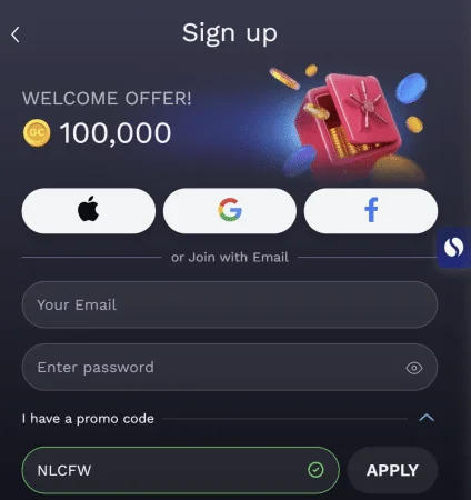 Aprovecha hoy el código promocional NLCFW y gana hasta 110,000 GC en NoLimitCoins