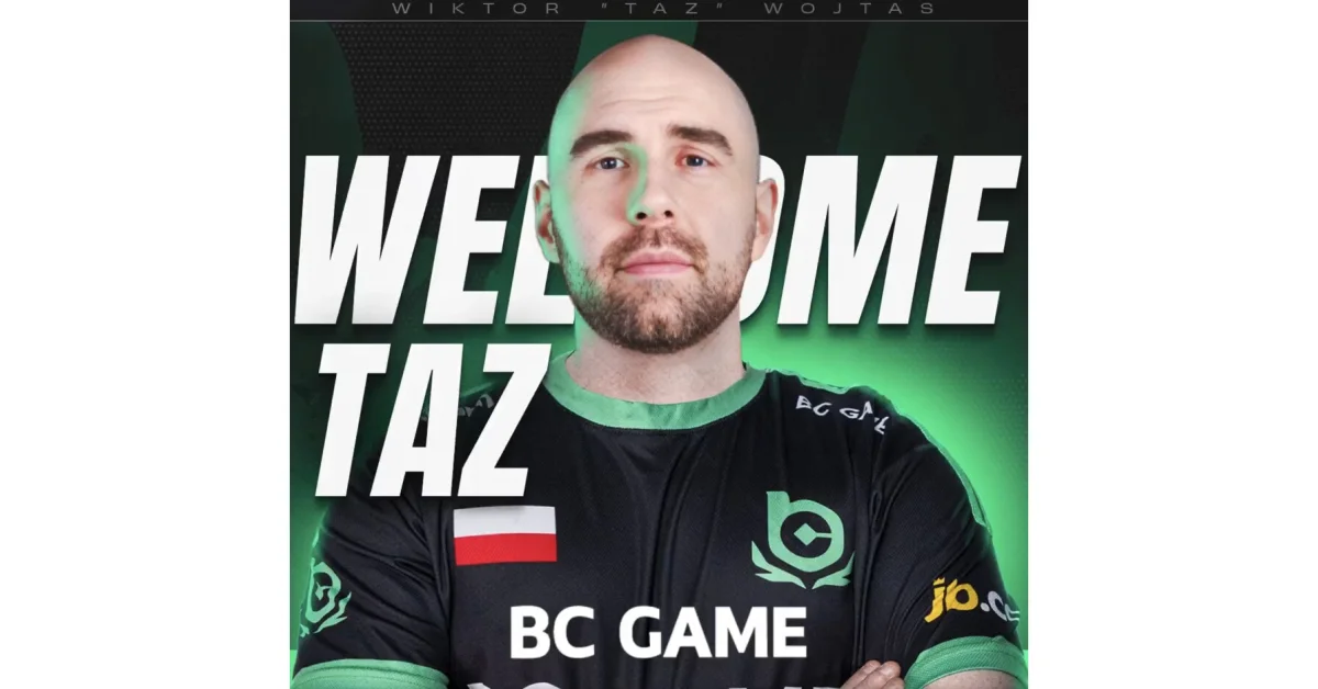 BC.GAME refuerza su estrategia con TaZ como nuevo entrenador tras anunciar su roster de CS2