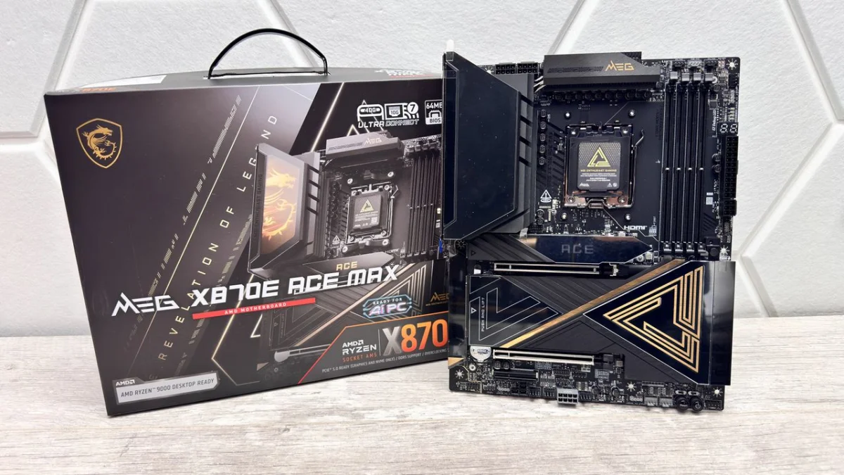 El MSI MEG X870E Ace Max redefine el estándar de las placas base para gamers