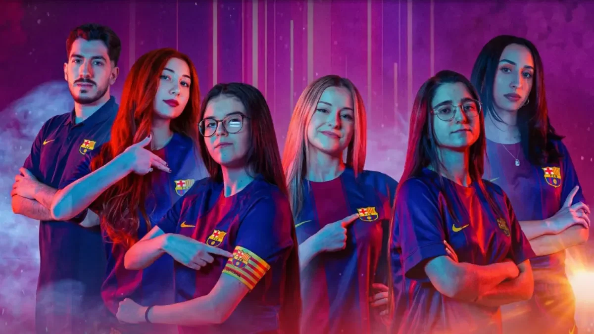 El primer equipo femenino de eSports del Barça marca un hito en el deporte digital