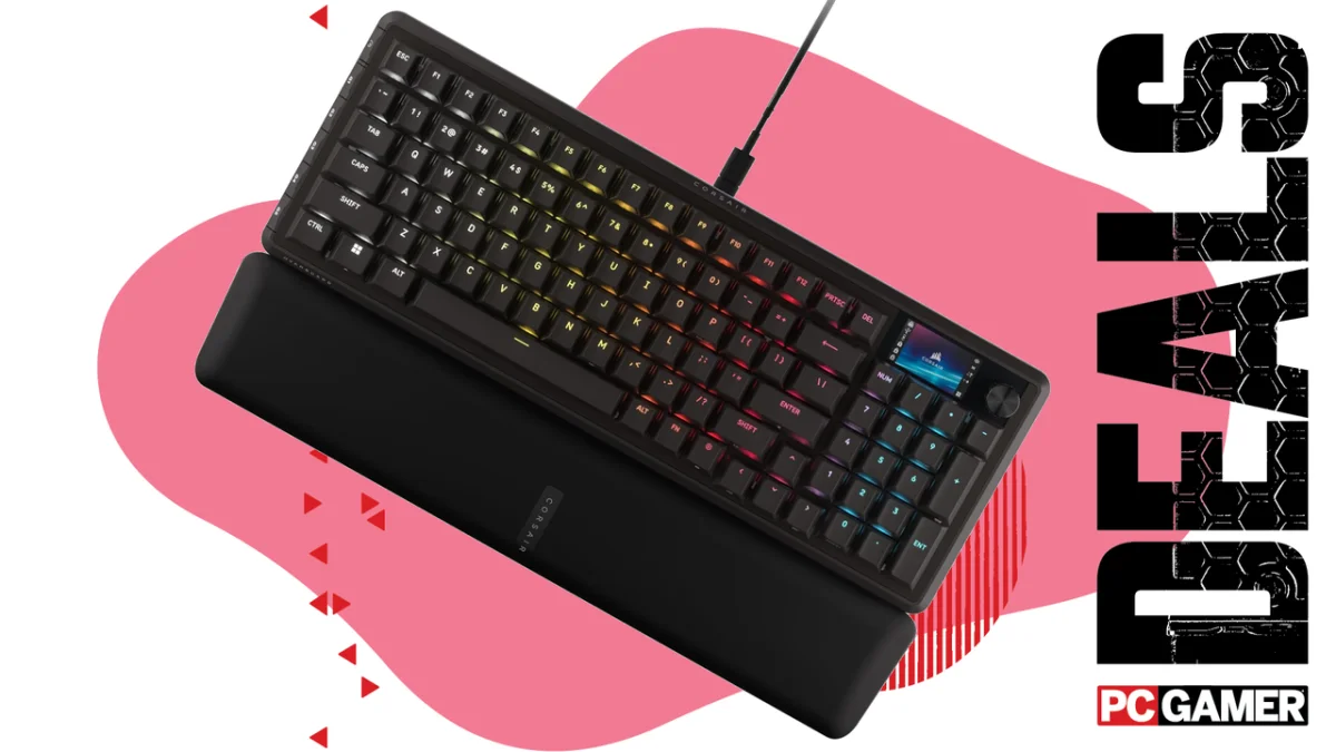 El teclado Corsair Vanguard Pro 96, una ganga de $160 para creadores de contenido