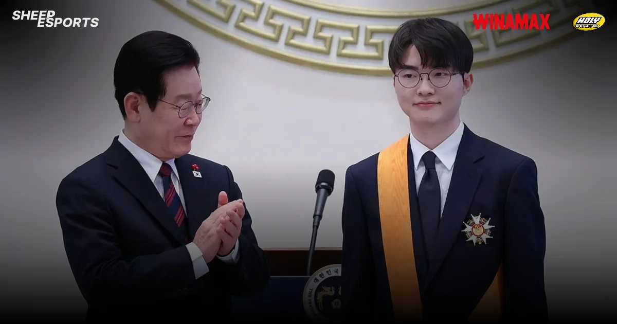 Faker receives South Korea’s highest honor for athletes from the president - Sheep Esports