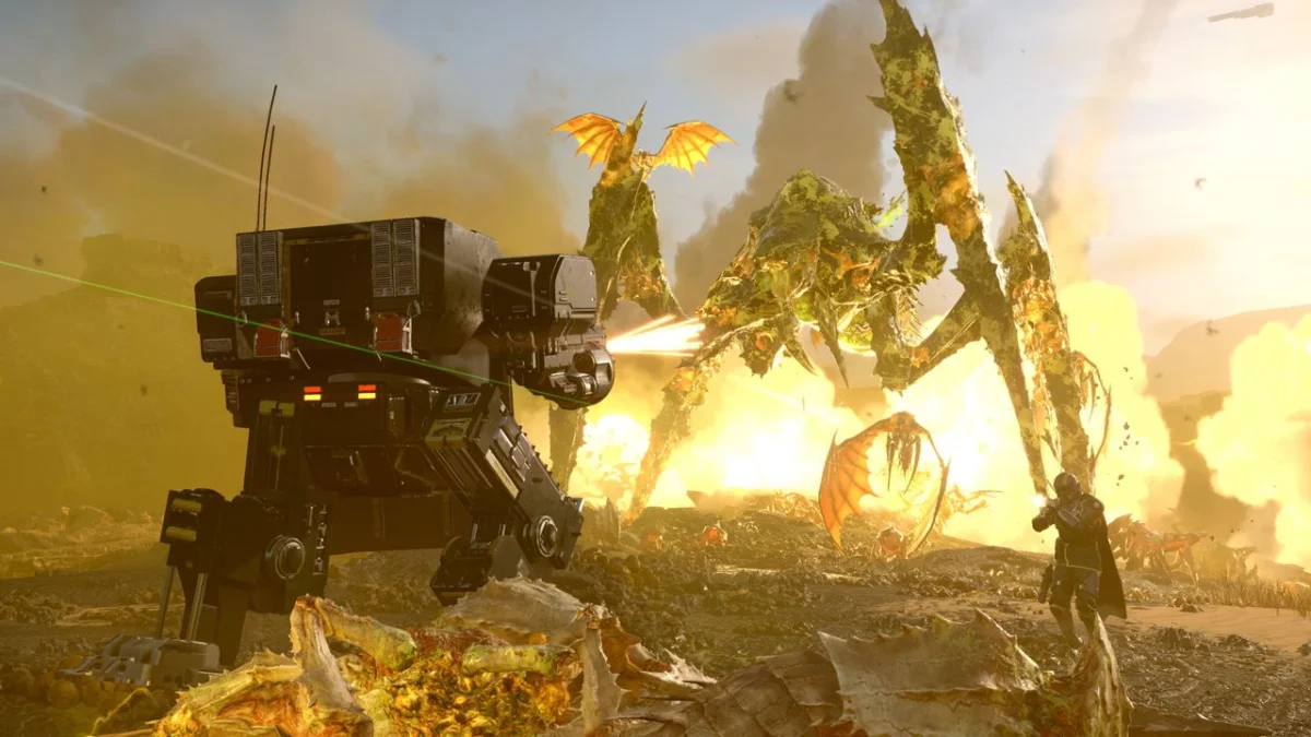 Helldivers 2 introduce un nuevo Warbond que transforma la estrategia con exosuits mecánicos