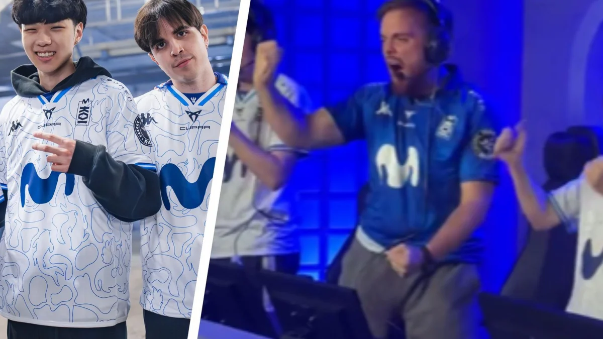 Ibai celebra la clasificación de Movistar KOI a los Worlds y lanza dardos a Fnatic
