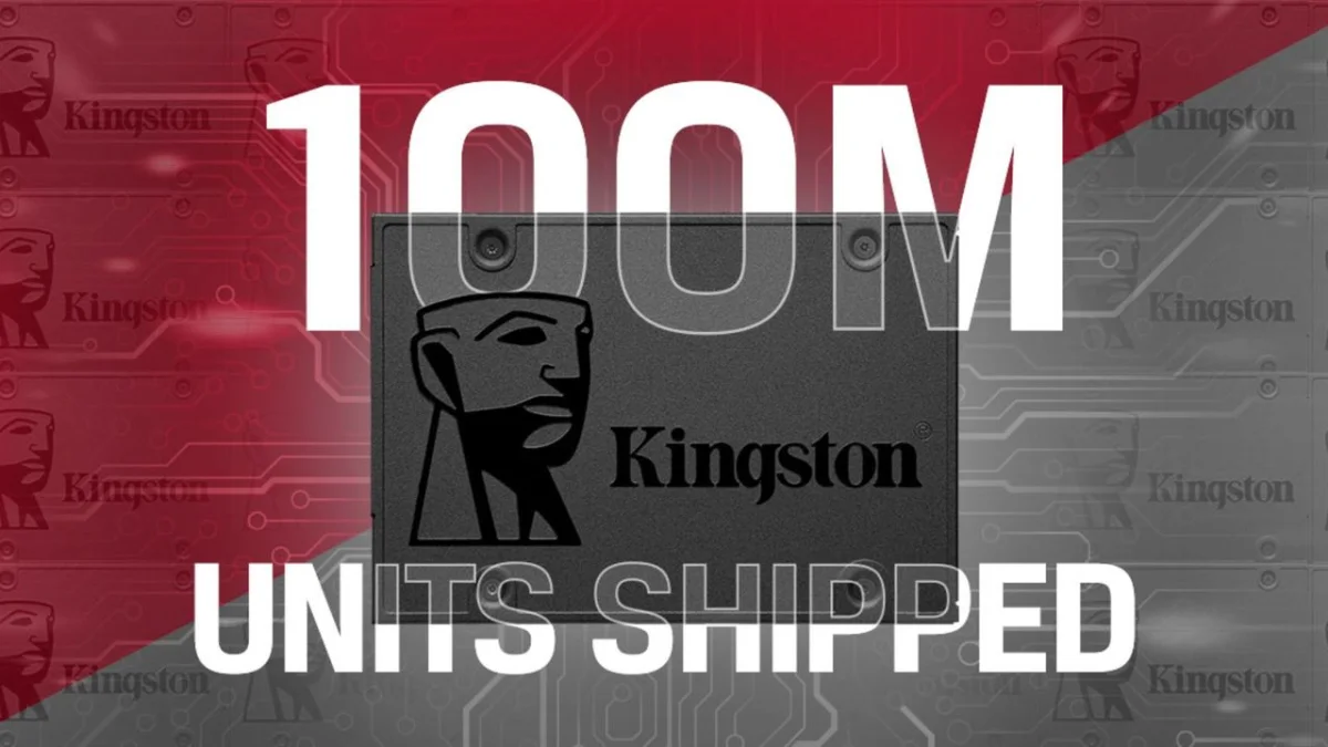 Kingston celebra el envío de 100 millones de SSD A400, reafirmando su liderazgo en el mercado