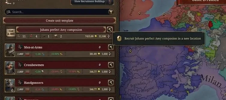 La actualización 1.1 de Europa Universalis 5 revoluciona la gestión militar y la experiencia de juego