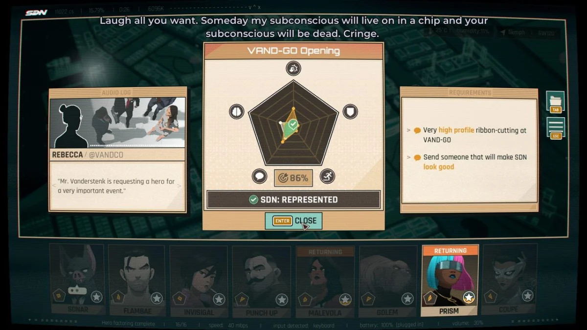 La comedia de superhéroes Dispatch altera el juego al garantizar éxitos del 76% o más