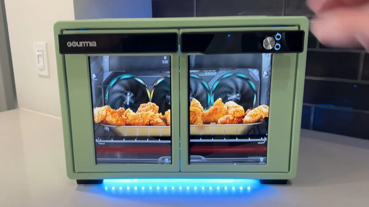 La curiosa tendencia de cocinar PCs gamer en freidoras de aire sorprende a la comunidad