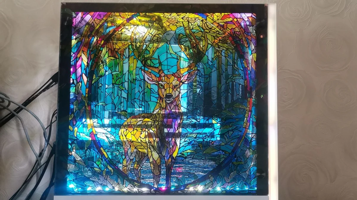 La impresionante creación de un panel de vidrio para PC que deslumbra en el mundo gamer.