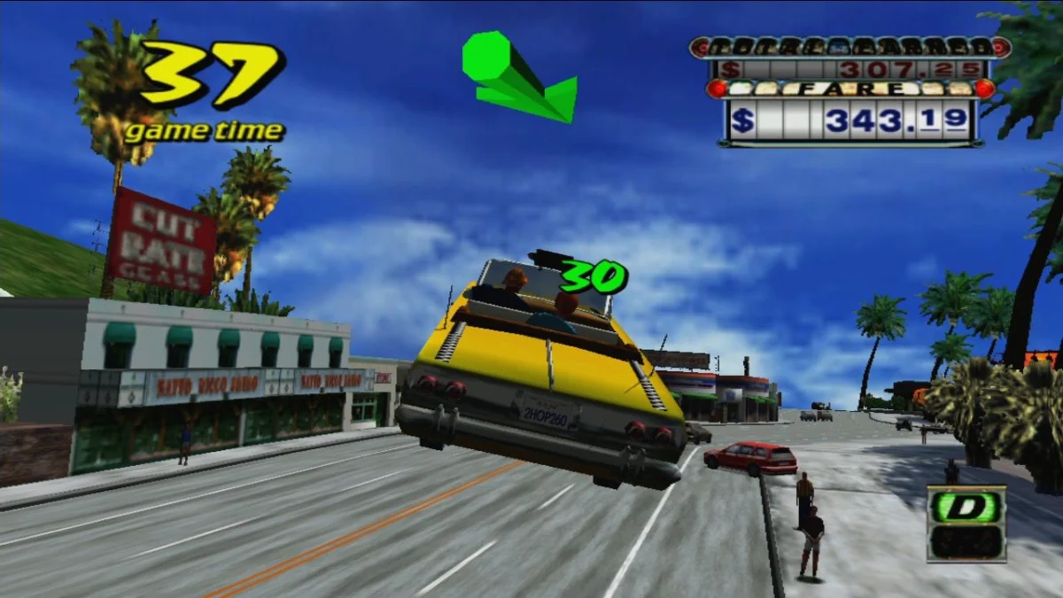 La locura invernal de un programador revive las ciudades de Crazy Taxi en navegadores