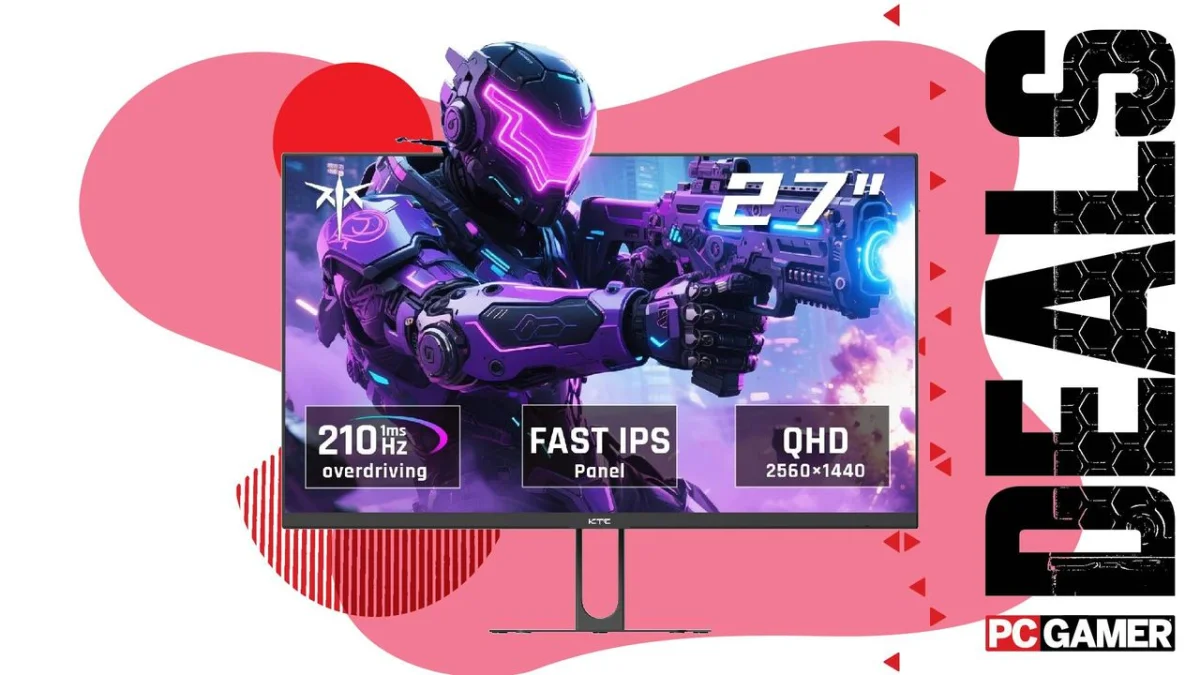 La mejor opción económica de monitor 1440p a 210 Hz ahora cuesta un poco más de $150