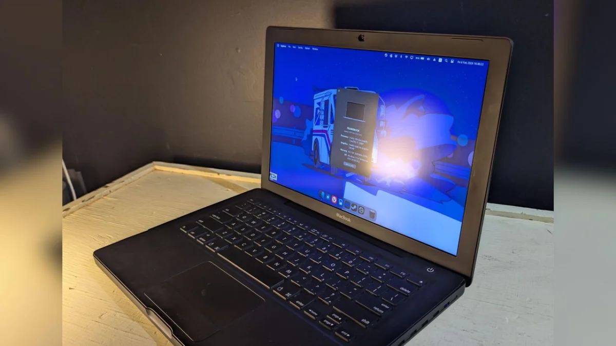 La reinvención de un clásico: un creador transforma un MacBook 2006 con un Framework