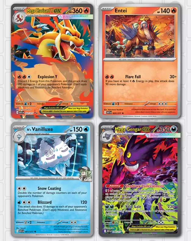Las cartas de Ascended Heroes en Pokémon TCG redefinen estrategias competitivas