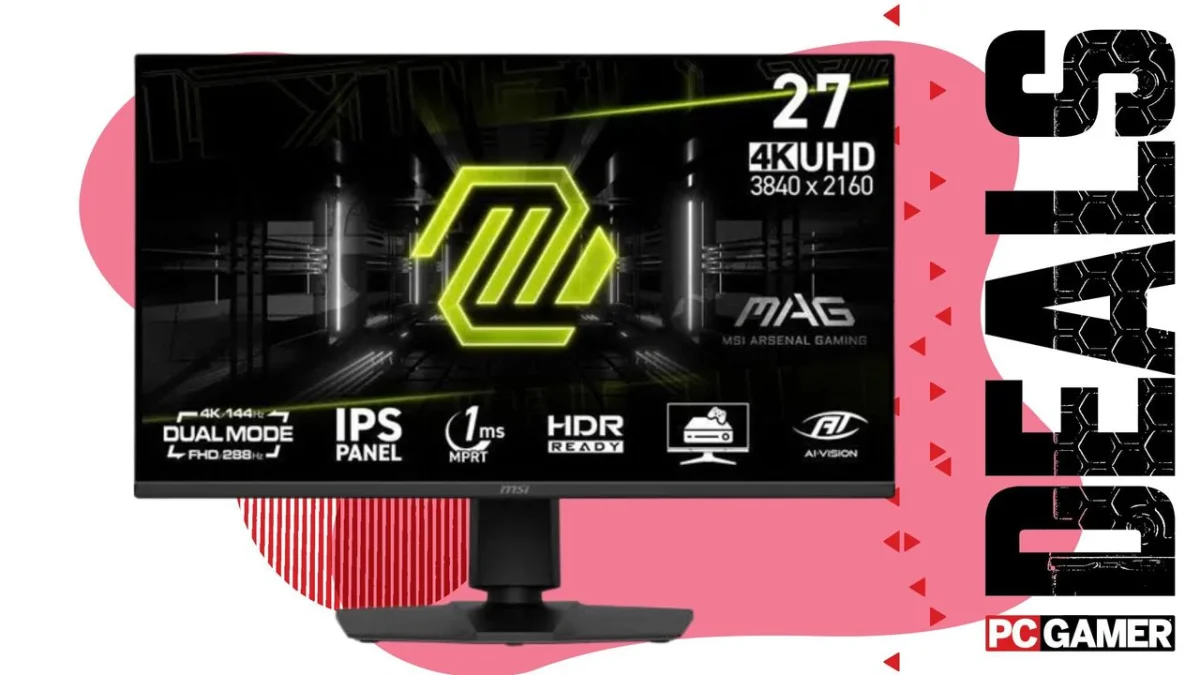 Monitor MSI 4K de 144Hz a solo $200: una oferta que redefine el juego competitivo