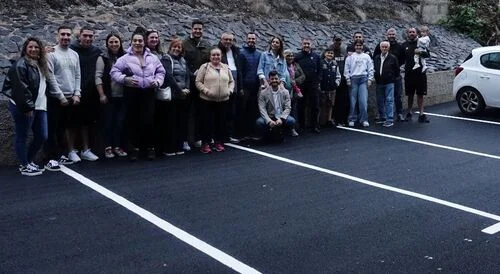 Santa Cruz transforma el barrio de Valleseco con una moderna zona de aparcamientos