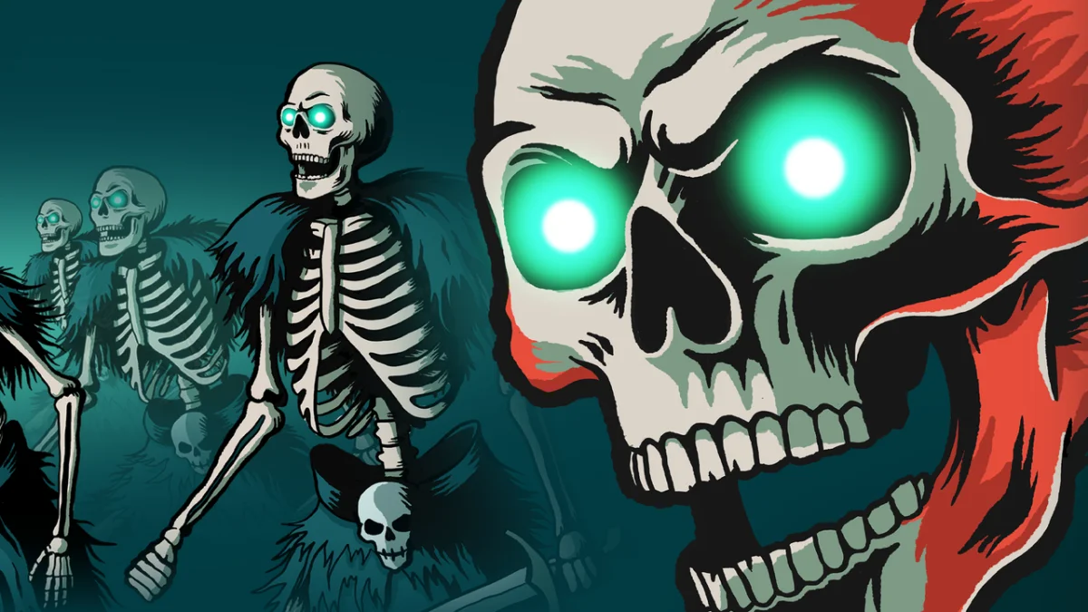 Un cráneo mágico desafía a su propio cuerpo en un roguelike necromántico innovador