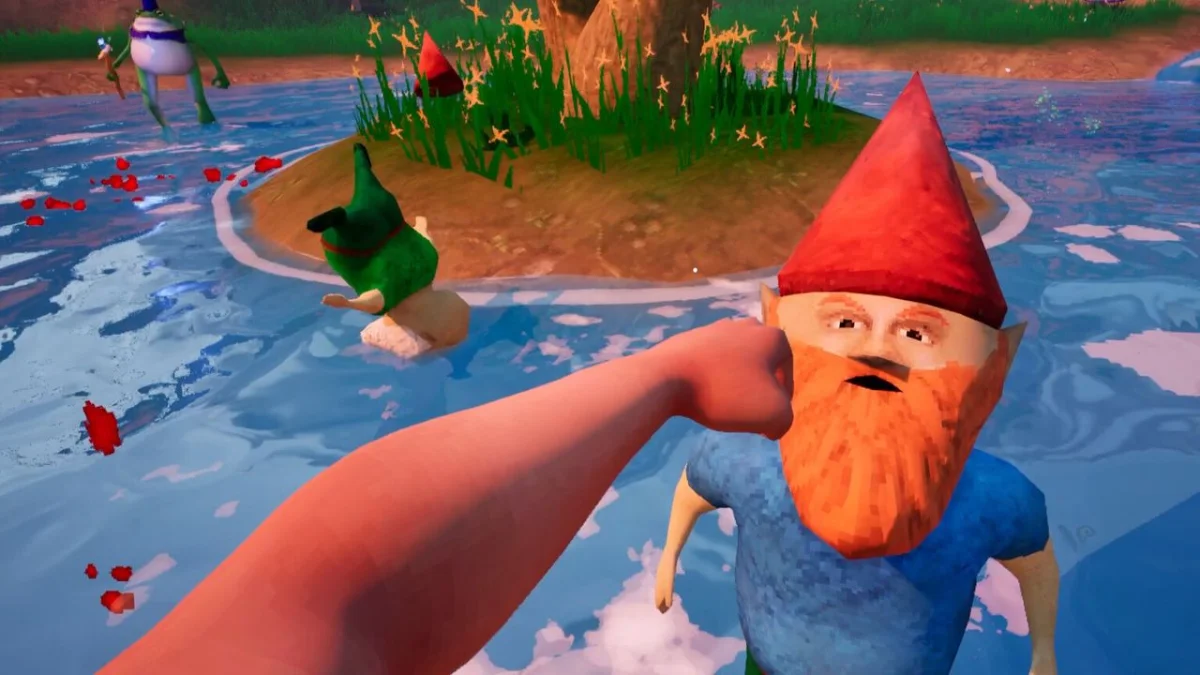 Un juego de fantasía donde puedes golpear a gnomos adorables promete diversión única