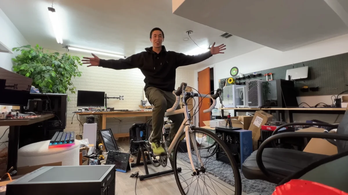 Un modder transforma su bicicleta en un innovador sistema de refrigeración para su PC gamer